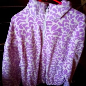 O'Neill Beautiful purple giraffe print sweater